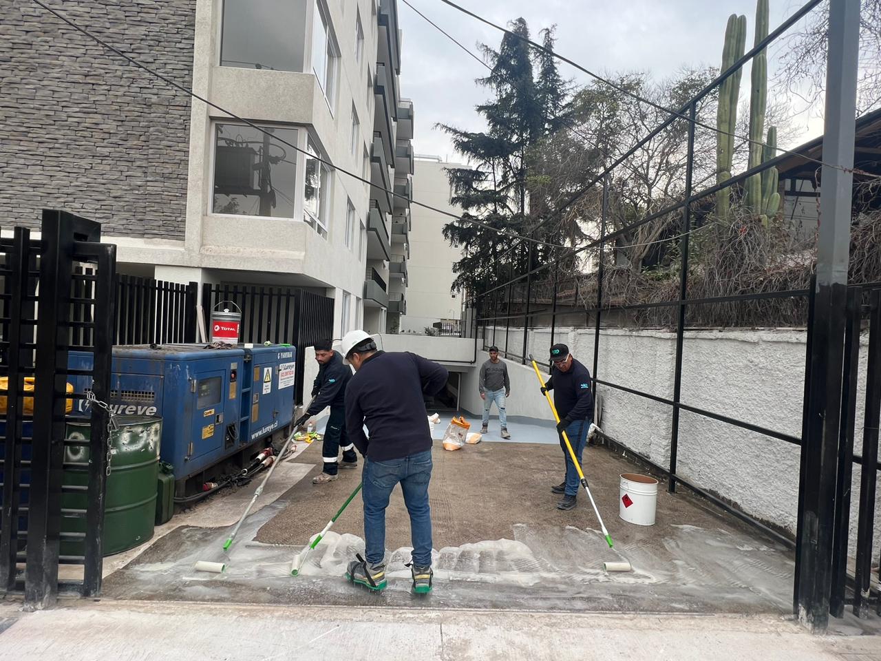 Revestimientos en estacionamientos